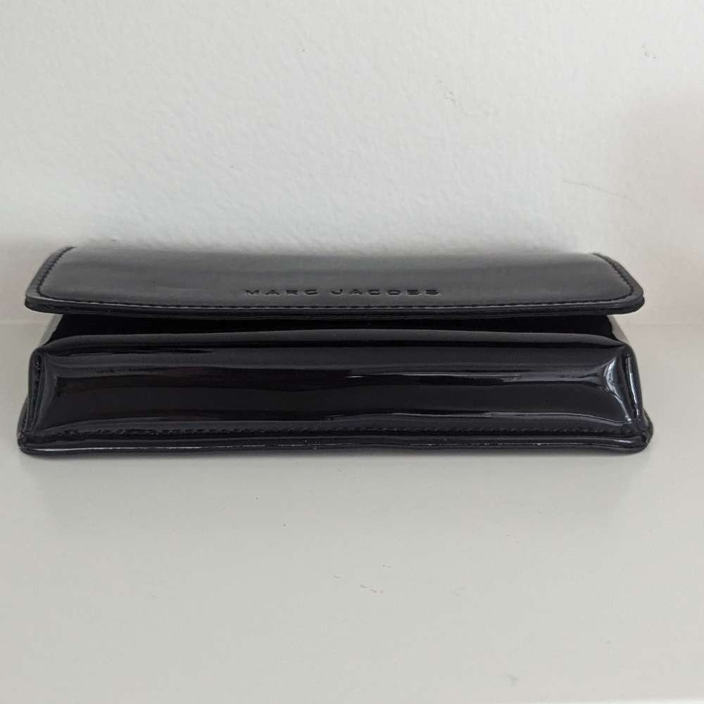 Marc Jacobs Black Patent Leather Sunglasses/Glasses Case Crossbody - Picture 8 of 8